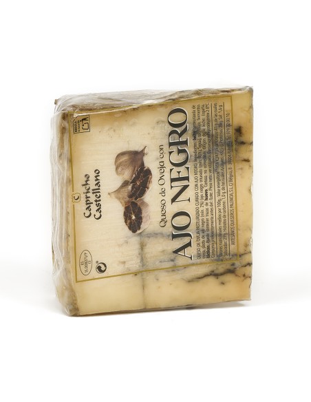 Cuña Queso de Oveja con Ajo Negro - Capricho Castellano