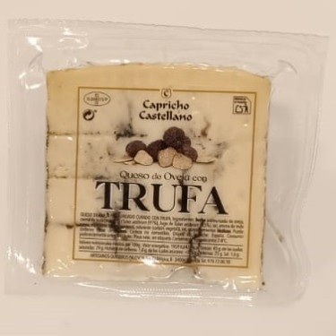 Cuña Queso de oveja con trufa - Capricho Castellano