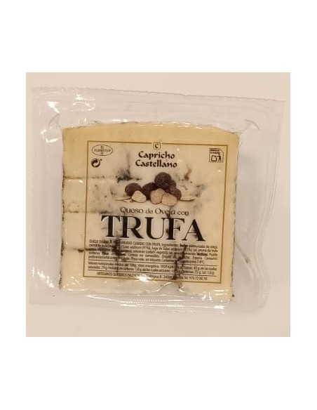 Cuña Queso de oveja con trufa - Capricho Castellano