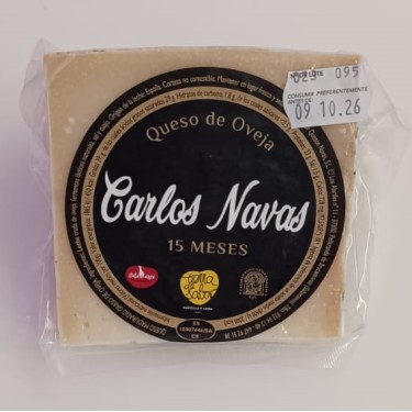 Cuña Queso de oveja 15 meses - Carlos Navas