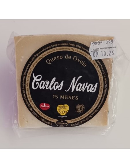Cuña Queso de oveja 15 meses - Carlos Navas Cuña Queso de oveja 15 meses - Carlos Navas