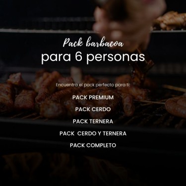 Pack Barbacoa para 6 personas - Envío Rápido | MM