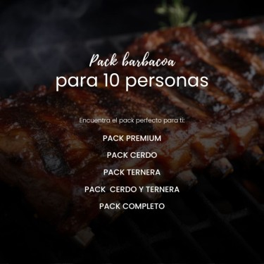 Pack Barbacoa para 10 personas - Envío Rápido | MM