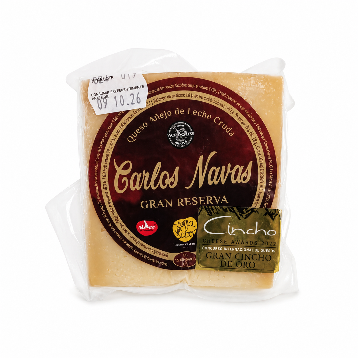 Wedge of aged Gran Reserva cheese - Carlos Navas