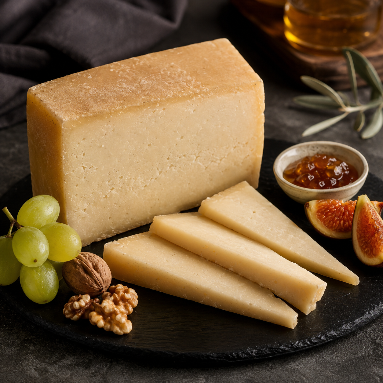 Wedge of aged Gran Reserva cheese - Carlos Navas