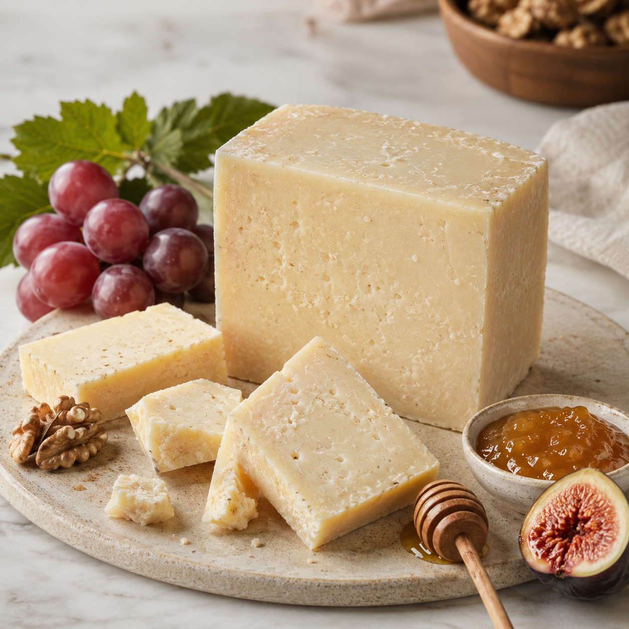 2-Year Aged Sheep Cheese Wedge - Carlos Navas
