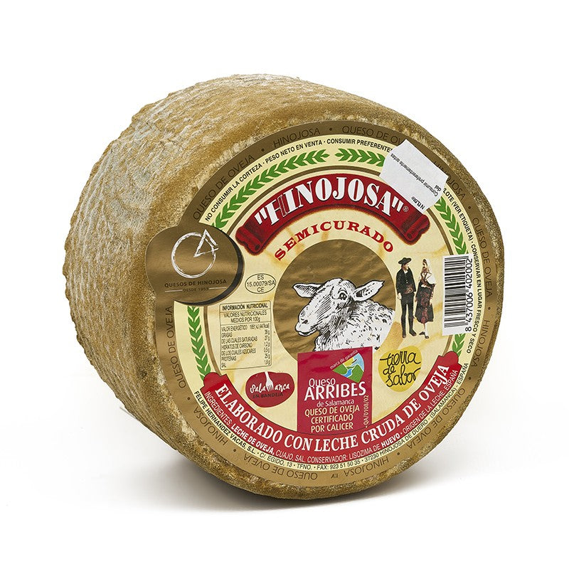 Semi-cured sheep cheese - Hinojosa