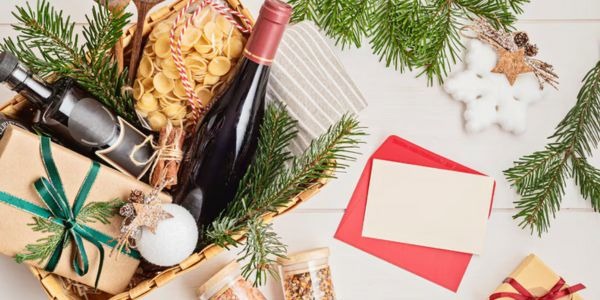 Cómo hacer una cesta de Navidad casera paso a paso